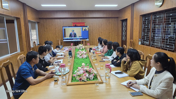 Hội nghị trực tiếp kết hợp trực tuyến quán triệt, triển khai thực hiện Nghị Quyết số 18-NQ-TW ngày 25/10/2017 của Ban Chấp hành Trung ương Đảng khóa XII
