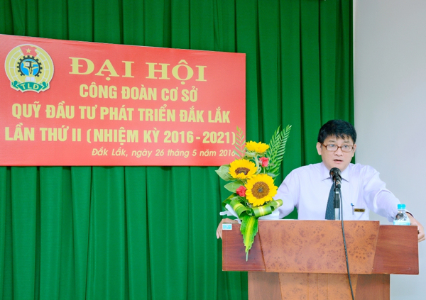 Đại hội công đoàn cơ sở Quỹ Đầu tư phát triển Đắk Lắk